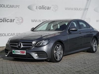 Usado Mercedes E220 AMG line 194 HP (142 kW) 2016 Cinza Sedan