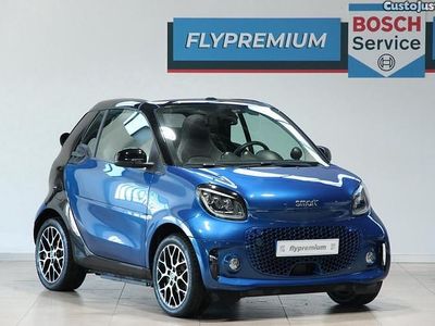 Azul Usado 2021 Smart ForTwo Electric Drive Prime Cabrios | € 17.490 (Preço elevado)