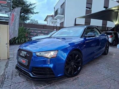 Usado Audi A5 Cabriolet S-Line 170 HP (125 kW) 2009 Azul escuro Cabrios