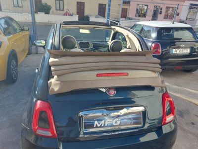 Usado Fiat 500C 85 HP (62 kW) 2016 Azul Cabrios