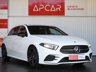 Branco Usado 2021 Mercedes A180 AMG line | € 27.490