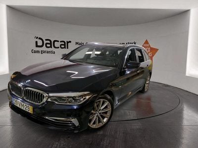 Azul Usado 2018 BMW 520 Luxury Line Carrinha | € 27.499 (Preço justo)