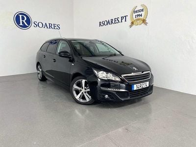 Usado Peugeot 308 GT-line 120 HP (88 kW) 2016 Preto Carrinha