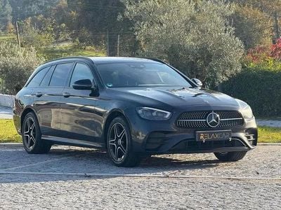 Usado Mercedes E300 AMG line 306 HP (225 kW) 2020 Cinza escuro Carrinha