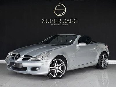 Usado Mercedes SLK200 163 HP (119 kW) 2004 Cinzento Cabrios