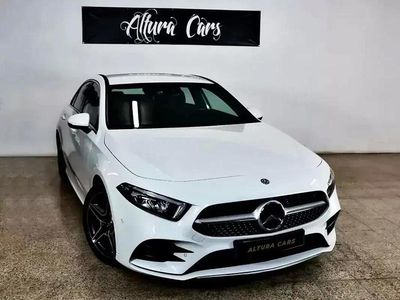 Branco Usado 2019 Mercedes A180 AMG line Sedan | € 26.900 (Preço elevado)