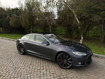 usado Tesla Model S P85+ com Bateria Nova