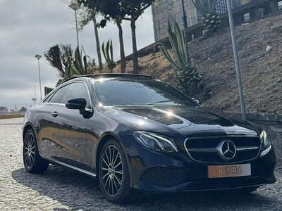 Usado Mercedes E220 AMG line 194 HP (142 kW) 2017 Preto Coupé