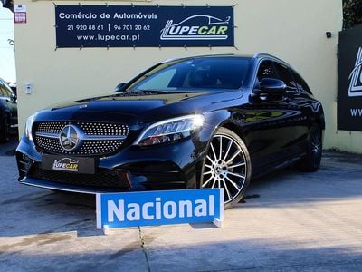 Preto Usado 2020 Mercedes C220 AMG line Carrinha | € 34.500