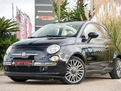 Preto Usado 2015 Fiat 500C Lounge Cabrios | € 9.900 (Preço justo)