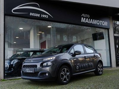 Cinzento Usado 2019 Citroën C3 PureTech | € 10.750 (Preço justo)