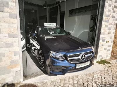 Azul Usado 2018 Mercedes E220 AMG line Cabrios | € 39.950
