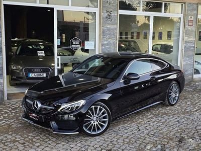Preto Usado 2016 Mercedes C220 AMG line Coupé | € 27.450