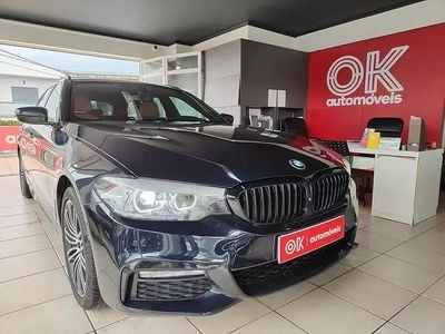 Usado BMW 520 Comfort Edition 190 HP (139 kW) 2017 Azul escuro Carrinha