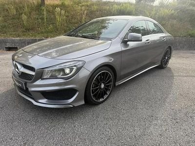 Usado Mercedes CLA180 AMG line 109 HP (80 kW) 2014 Cinzento Sedan