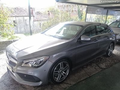 Cinza Usado 2018 Mercedes CLA200 Shooting Brake AMG line Carrinha | € 27.950 (Caro)