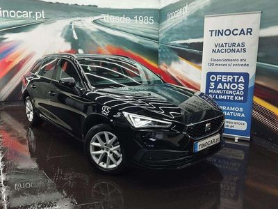 Usado Seat Leon ST 115 HP (84 kW) 2024 Preto Carrinha