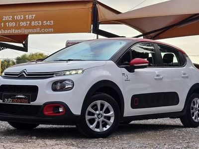 Branco Usado 2019 Citroën C3 Feel | € 11.000 (Preço justo)