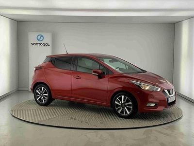 Usado Nissan Micra Acenta 90 HP (66 kW) 2018 Vermelho Citadino