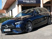 Usado Mercedes C200 AMG line 204 HP (150 kW) 2022 Azul Carrinha