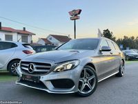 Usado Mercedes C220 AMG line 170 HP (125 kW) 2015 Cinza Carrinha