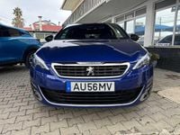 Usado Peugeot 308 SW 130 HP (95 kW) 2017 Azul Carrinha