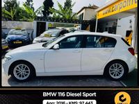 Usado BMW 116 Sport Line 116 HP (85 kW) 2016 Branco Citadino