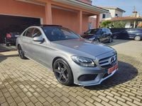 Usado Mercedes C220 AMG line 170 HP (125 kW) 2014 Cinza Citadino