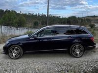Usado Mercedes C220 170 HP (125 kW) 2013 Azul Carrinha