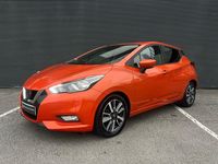 Usado Nissan Micra S 90 HP (66 kW) 2018 Laranja Citadino