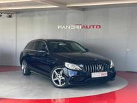 Usado Mercedes C200 AMG 136 HP (100 kW) 2017 Azul escuro Carrinha