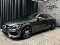 Usado Mercedes C220 AMG 170 HP (125 kW) 2016 Cinzento Coupé