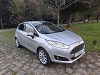 Usado Ford Fiesta Titanium 80 HP (58 kW) 2016 Cinza Citadino