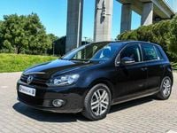 Usado VW Golf VI 105 HP (77 kW) 2009 Preto Citadino