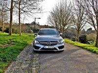 Usado Mercedes C200 AMG line 136 HP (100 kW) 2015 Cinza Carrinha