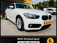 Usado BMW 116 Sport Line 116 HP (85 kW) 2016 Branco Citadino