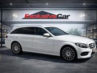 Usado Mercedes C220 AMG line 170 HP (125 kW) 2018 Branco Carrinha