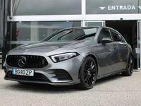 Usado Mercedes A180 AMG line 116 HP (85 kW) 2018 Cinza escuro