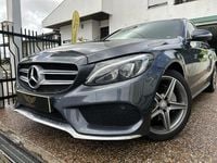 Usado Mercedes C180 AMG line 116 HP (85 kW) 2015 Cinza Sedan