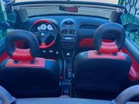 Usado Peugeot 206 109 HP (80 kW) 2001 Preto Cabrios