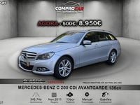 Usado Mercedes C200 Avantgarde 136 HP (100 kW) 2014 Cinza Carrinha