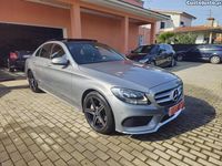 Usado Mercedes C220 AMG line 170 HP (125 kW) 2014 Cinza Citadino