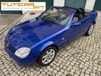 Usado Mercedes SLK200 192 HP (141 kW) 1997 Azul Cabrios