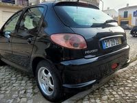 usado Peugeot 206 1.4 hdi black & silver