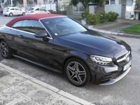 Usado Mercedes C200 184 HP (135 kW) 2022 Cinzento Cabrios