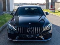 Usado Mercedes C180 AMG line 116 HP (85 kW) 2015 Preto Sedan