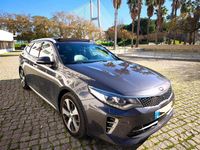 Usado Kia Optima 141 HP (103 kW) 2017 Cinzento Carrinha