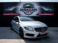 Usado Mercedes A180 AMG line 109 HP (80 kW) 2015 Cinza prata