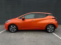 Usado Nissan Micra S 90 HP (66 kW) 2018 Laranja Citadino