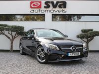 Usado Mercedes C220 AMG line 194 HP (142 kW) 2018 Preto Sedan